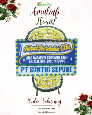 Papan Bunga Duka di Rawang Panca Arga