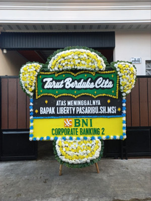 Papan Bunga Duka di Rawang Panca Arga