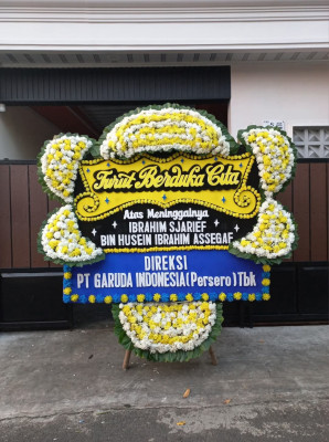 Papan Bunga Duka di Rawang Panca Arga