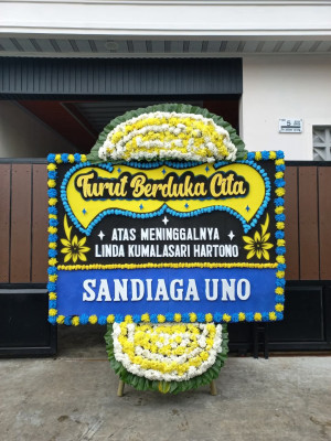 Papan Bunga Duka di Rawang Panca Arga