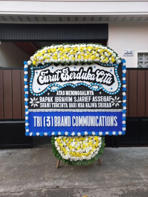Papan Bunga Duka di Rawang Panca Arga
